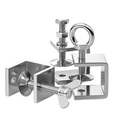 Installation Fixture C-type Clamp Hand Twisted Screw Button Adjustment