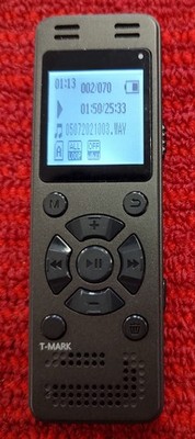 Evida Model V618 Digital Voice Activated Audio Recorder 32 GB WORKS