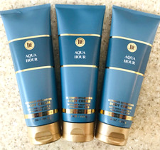 3 Bath  Body Works AQUA HOUR Body Cream 8oz LOT/SET of 3