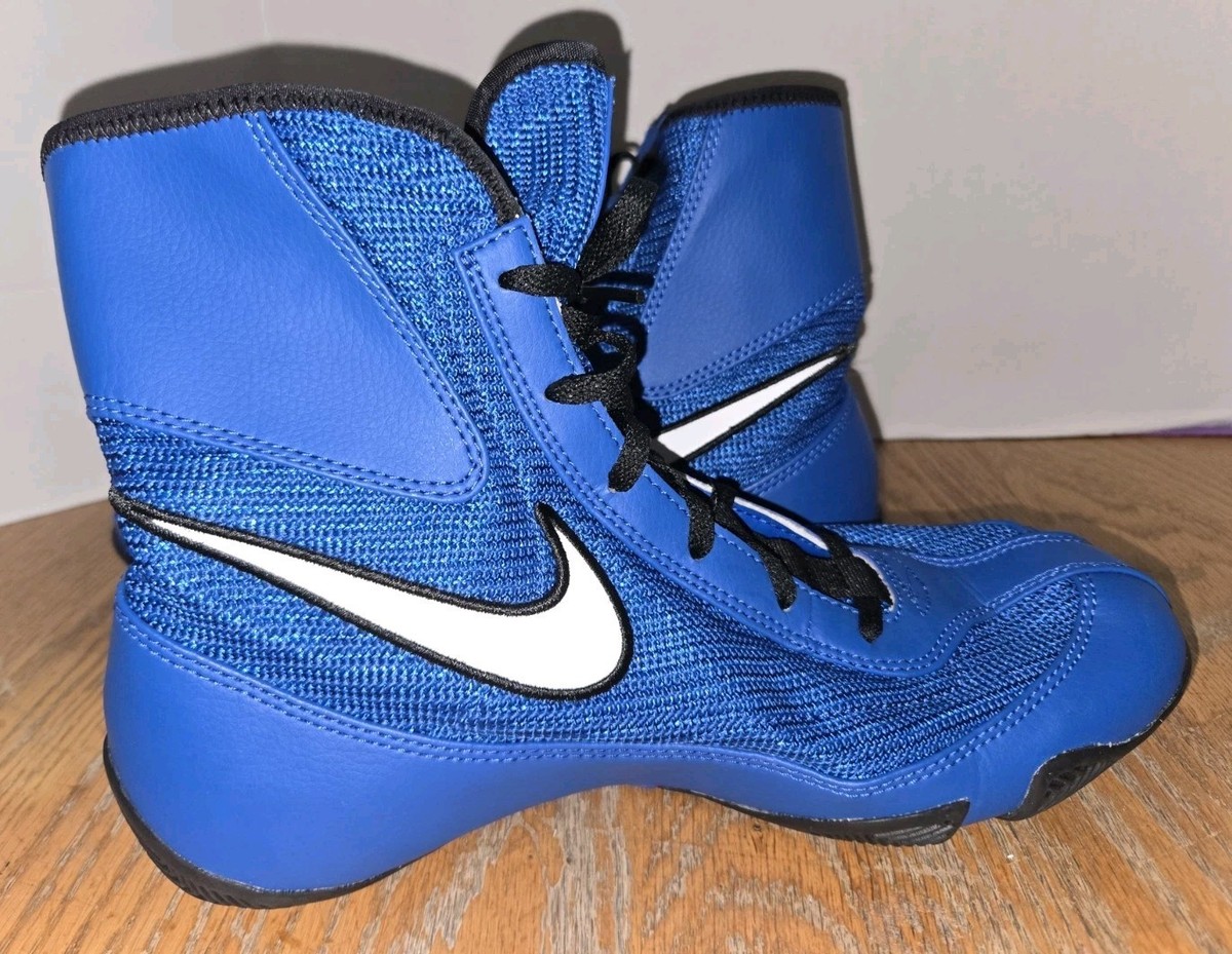 Nike Machomai 2 Mid Men's Sz 7 Olympic Royal Blue Black Boxing