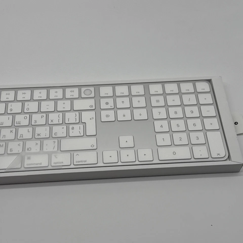 UKRANIAN LAYOUT - APPLE MAGIC KEYBOARD WITH TOUCH ID & NUMERIC KEYPAD A2520 - Image 3 of 4