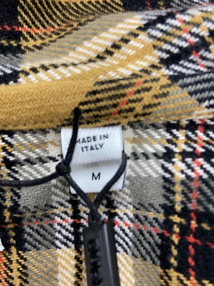 Felpa con cappuccio BURBERRY M Cotone YLW Check usata