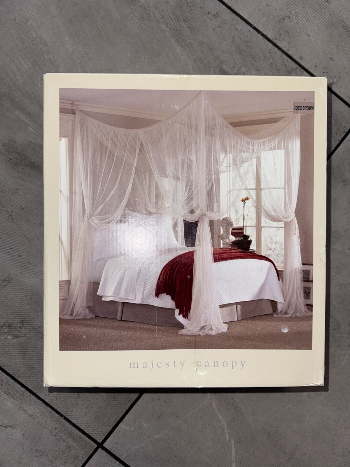 Bed Bath And Beyond Majesty The Coco Brown Canopy