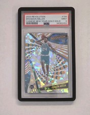2023-24 Panini Revolution Brandon Miller Chinese New Year Holo Gold /8 PSA 9