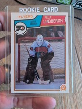 1983-84 OPC O Pee Chee Pelle Lindbergh Rookie #268 Philadelphia Flyers