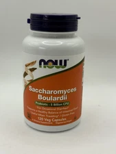 Now Saccharomyces Boulardii, 5 Billion CFU, 120 Veg Capsules