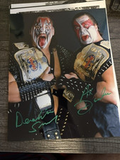 WWF WWE HOF Demolition Ax and Smash Signed Wrestling Photo 8x10