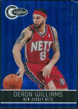 2010-11 Panini Totally Certified #86 Deron Williams Totally Blue #/299