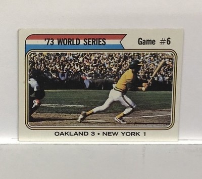 1974 Topps - '73 World Series Reggie Jackson #477 Oakland 3 New York 1