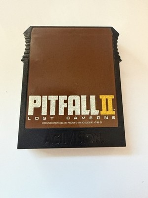  Activision Pitfall II 2  Lost Caverns - 1982 Game Cartridge UN-TESTED