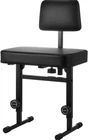 TENTOTEN Piano Bench Adjustable Height, Piano Chair with Padded Backrest Comfort