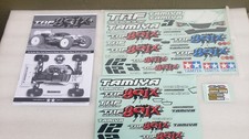 TAMIYA 801XT NITRO BUGGY MANUAL AND STICKER SHEET 