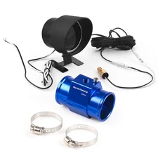 2'' Digital Car Water Temp Gauge 1/8NPT+Voltmeter w/40mm Joint Sensor Adapter