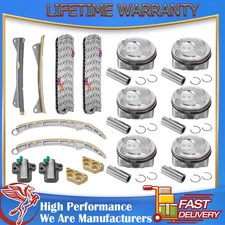 G6DH Engine Piston & Ring & Timing Chain for Hyundai Santa Fe Kia Sorento 3.3L