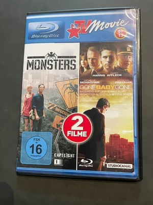 2 Filme auf 1 Blu-ray : Monsters & Gone Baby Gone | wie NEU