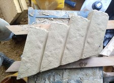 Stone effect garden edger