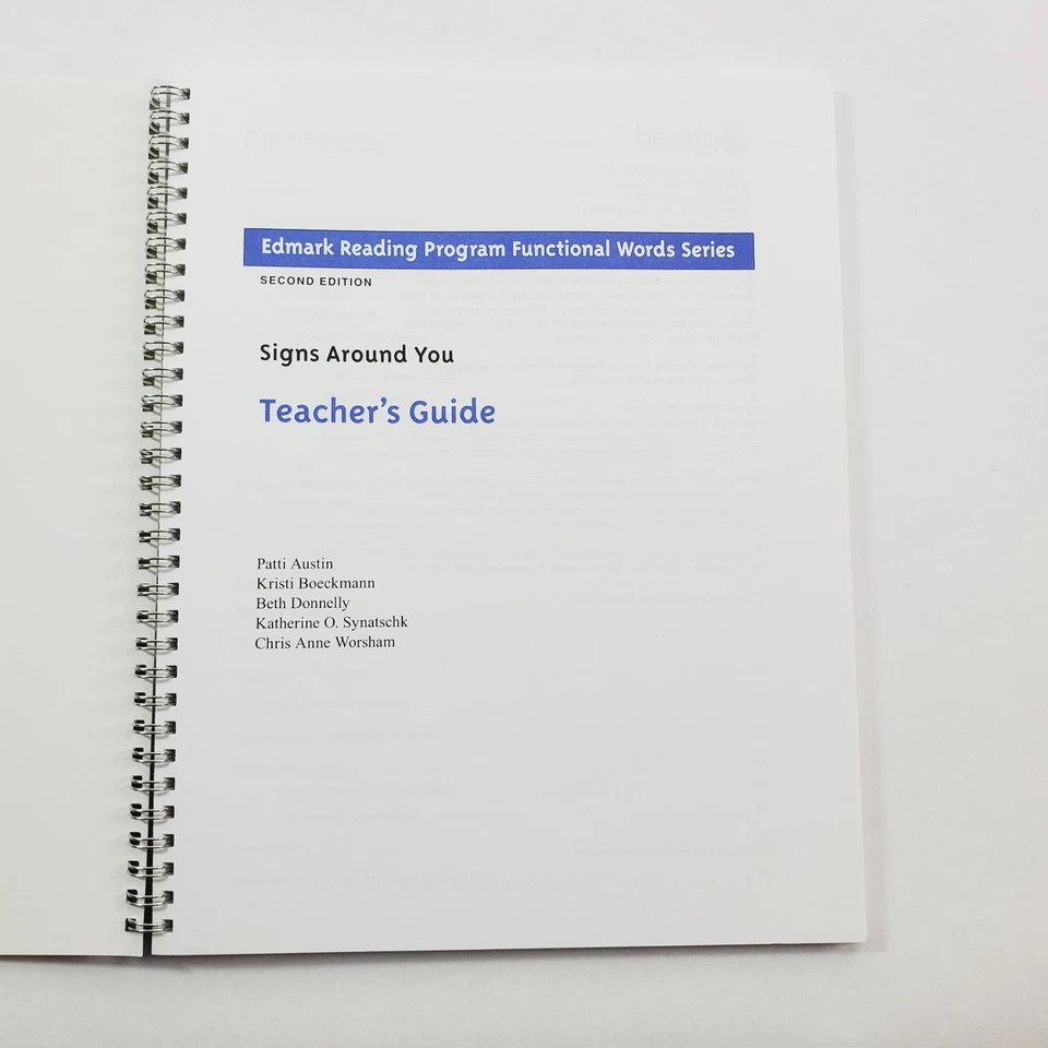 Edmark Reading Program Functional Words Series Signs Around You Program - Image 3 of 4