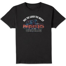 Image of Masters Of The Universe Laugh Too Much T-Shirt Official He-Man Skeletor Tee