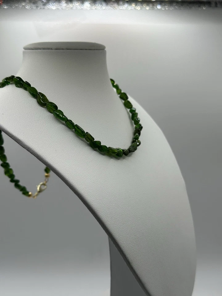 铬透镜芯片项链 17 英寸 — 第 2/4 张图片