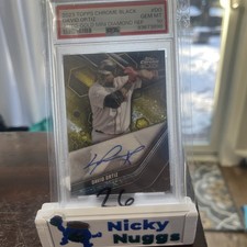 2023 Topps Chrome Black - Autographs David Ortiz #CBA-DO Gold Refractor /50 (AU)