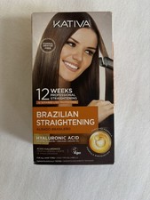 Kativa Alisado Brasile&ntilde;o Straightening Kit Keratin + Hyaluronic Acid 5 fl oz