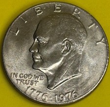 1976 Eisenhower Ike Dollar Coin Ungraded X6