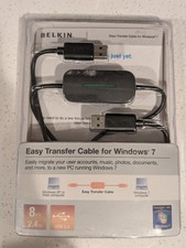 Belkin EASY TRANSFER CABLE for Windows 7 NEW/SEALED in Original Packaging