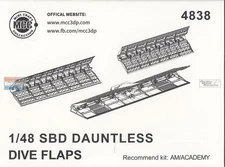MCC48038 1:48 Mini Craft Collection SBD Dauntless Dive Flaps (ACA kit)