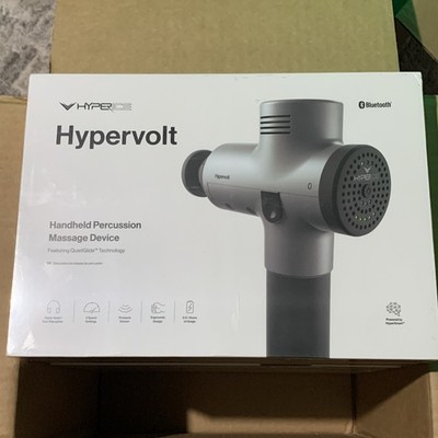 HyperIce-Hypervolt BT Bluetooth Percussion Massage Device-Silver New & Sealed! 