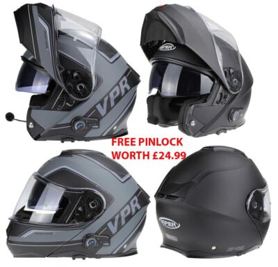 VIPER RS-V191 BLINC BLUETOOTH FLIP FRONT MODULAR MOTORCYCLE MOTORBIKE HELMET