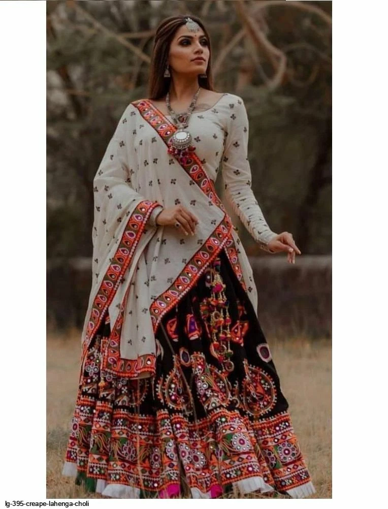 Netted clearance ghagra choli