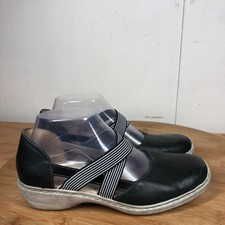 Remonte Shoes 39 Womens 8 Mary Jane Slip On Casual Wedge Walking Leather