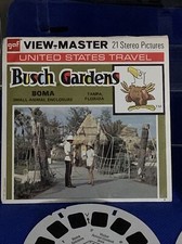 View-Master Busch Gardens BOMA Small Animal Florida 3 reel packet A957
