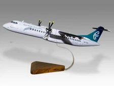 ATR 72-500 Air New Zealand Desk Wood Airplane New Model Small Scale 1/100