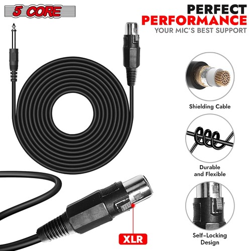 5-Kern Mikrofon dynamische Niere Hand XLR kabelgebunden Gesang Karaoke Gesang Mikrofon - Bild 5 von 150