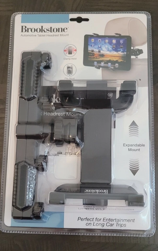 Brookstone Universal Automotive Tablet Headrest Car Headrest Mount New - Image 2 of 4