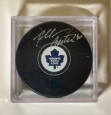 Allan Bester Signed Official Maple Leafs Puck Autograph Certificate of Authentic