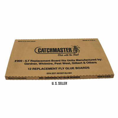 Replacement Fly Light Glue Boards (12 Pak 16.375 '' x 9'' or 24 Pak 16.375 x 4.5'')
