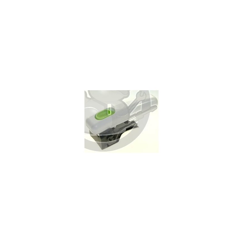 Poignée Friteuse blanche + bouton vert + vis, SS992252