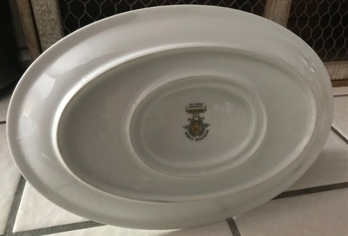 Noritake China Pattern 590 Rodista Gravy Boat Attached Plate Made In JAPAN - Picture 3 of 3
