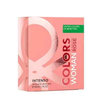 BENETTON COLORS ROSE INTENSO  EDP   1.7oz / 50ML NEW SEALED