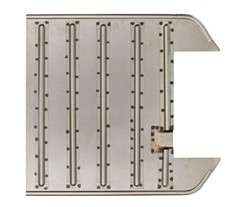 Reparaturbodenblech für Vespa 125 V30-V33 VM Faro Basso Metall