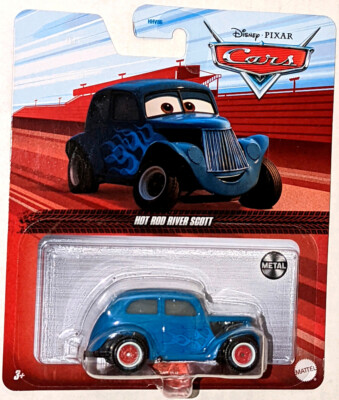 Disney Cars 2022 Metal Hot Rod River Scott GCC62 Die Cast | eBay