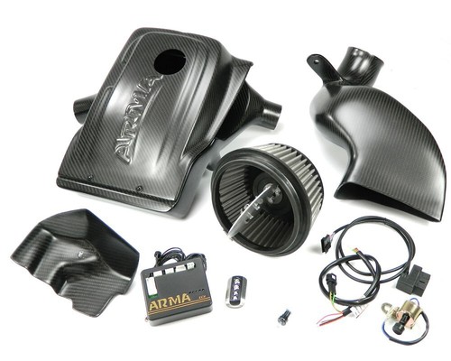 ARMA Carbon-Matt Airbox Air-Intake-Kit Lufteinlass variabel für BMW E60 E61 535i
