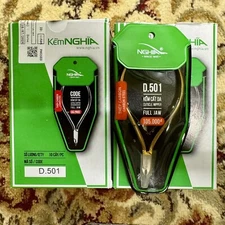 10 pcs Nghia D-501 Carbon Steel Cuticle Nipper Double Spring Gold NEW Full Jaw