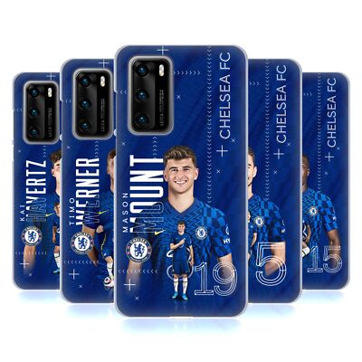OFFICIAL CHELSEA FOOTBALL CLUB 2021/22 FIRST TEAM GEL CASE FOR HUAWEI PHONES 4