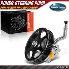 New Power Steering Pump with Pulley for Mazda MPV 2000 2001 V6 2.5L LC6232600F
