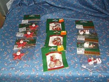 NIP Miniature Christmas Ornaments Sants Bells Other Minis  U Chose
