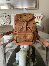 Mcm Pre-owned Heritage Small Drawstring Leather Backpack 
