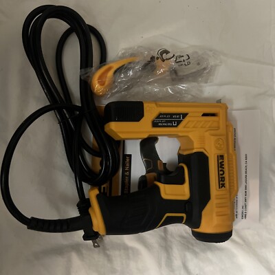 EWORK Electric Stapler and Nailer compact Quick and lightweight Nail gun